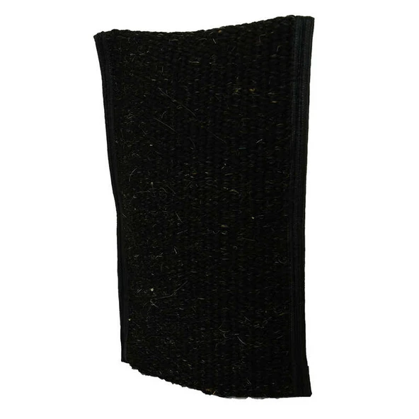 Doğal Keçi Kılı El Geçmeli Sırt ve Vücut Kesesi Siyah 26x18 - Resim 3