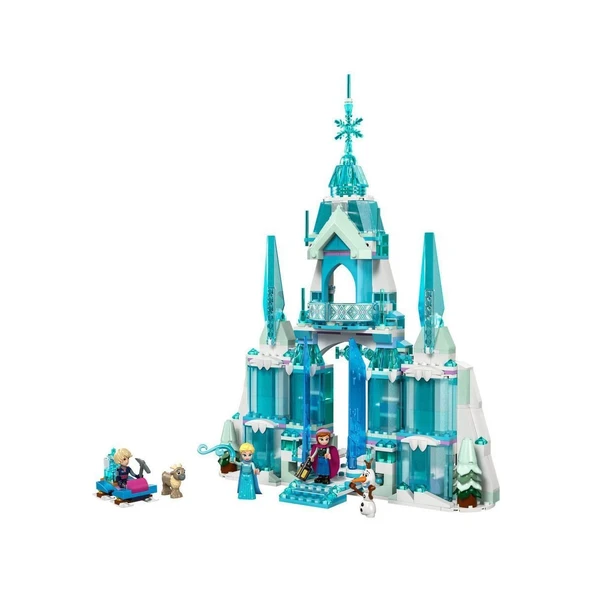 YUMURCAK TOYZ 43244 Lego Disney Elsanın Buz Sarayı 630 parça +6 yaş Kız Erkek Çocuk Oyuncak Eğitici Oyuncaklar - Resim 2