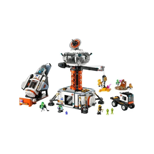 YUMURCAK TOYZ 60434 LEGO® City Uzay Üssü ve Roket Fırlatma Rampası 1422 parça +8 yaş Kız Erkek Çocuk Oyuncak Eğiti - Resim 2