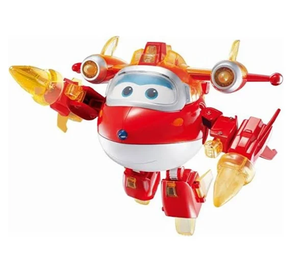 YUMURCAK TOYZ Harika Kanatlar Delux Dönüşen Fire Jett Kız Erkek Çocuk Oyuncak Eğitici Oyuncaklar - Resim 3