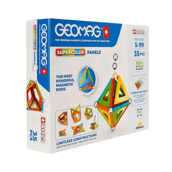 YUMURCAK TOYZ 0377 Renkli Manyetik Zeka Oyunu 35 Parça Kız Erkek Çocuk Oyuncak Eğitici Oyuncaklar ürün görseli 1