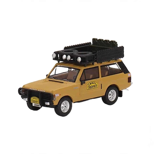 YUMURCAK TOYZ Mini GT 1:64 Range Rover 1982 Camel Trophy Papua New Guinea Team USA Kız Erkek Çocuk Oyuncak Eğitici - Resim 2