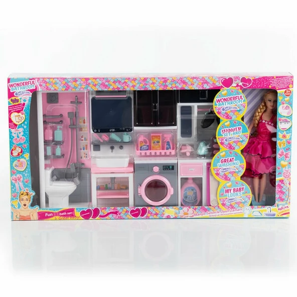 YUMURCAK TOYZ Oydaş Bebek Dolap Seti 4'lü Kız Erkek Çocuk Oyuncak Eğitici Oyuncaklar