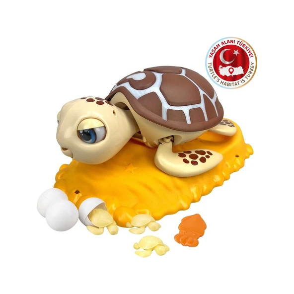 YUMURCAK TOYZ Silverlit Rescue Deniz Kaplumbağası Kahverengi 54385 Kız Erkek Çocuk Oyuncak Eğitici Oyuncaklar ürün görseli