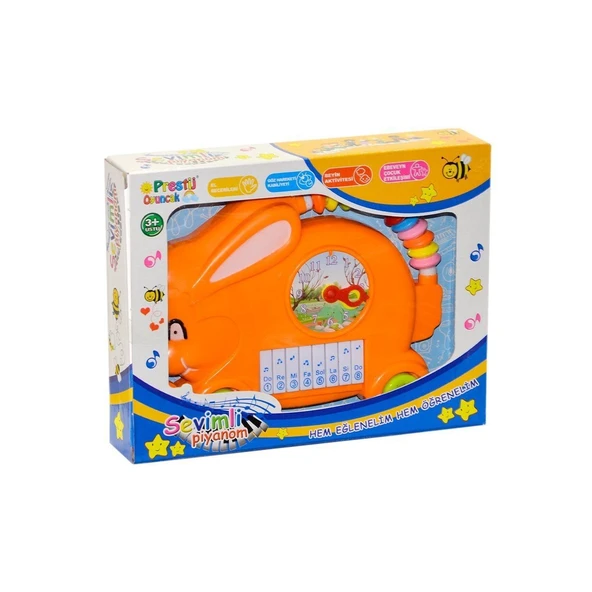 YUMURCAK TOYZ PR-18 Pilli Sevimli Pianom -Prestij Kız Erkek Çocuk Oyuncak Eğitici Oyuncaklar ürün görseli 1