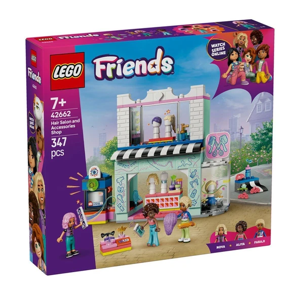 YUMURCAK TOYZ 42662 Lego Friends Kuaför ve Aksesuar Mağazası parça + yaş Kız Erkek Çocuk Oyuncak Eğitici Oyuncakla ürün görseli