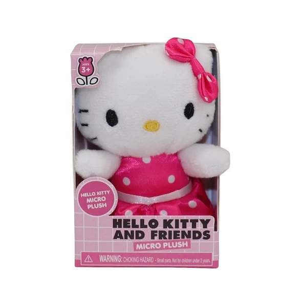 YUMURCAK TOYZ HKT25000 Hello Kitty 7.5cm Mini Pelüş 25087 - 1adet Stokta Olan Gönderilir Kız Erkek Çocuk Oyuncak E - Resim 3