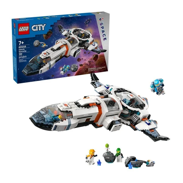 YUMURCAK TOYZ LSC60446 Lego City Galaktik Uzay Gemisi Kız Erkek Çocuk Oyuncak Eğitici Oyuncaklar ürün görseli