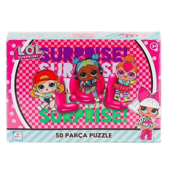 YUMURCAK TOYZ LOL0054 Lol 50 Parça Puzzle -Laço Kız Erkek Çocuk Oyuncak Eğitici Oyuncaklar ürün görseli 1