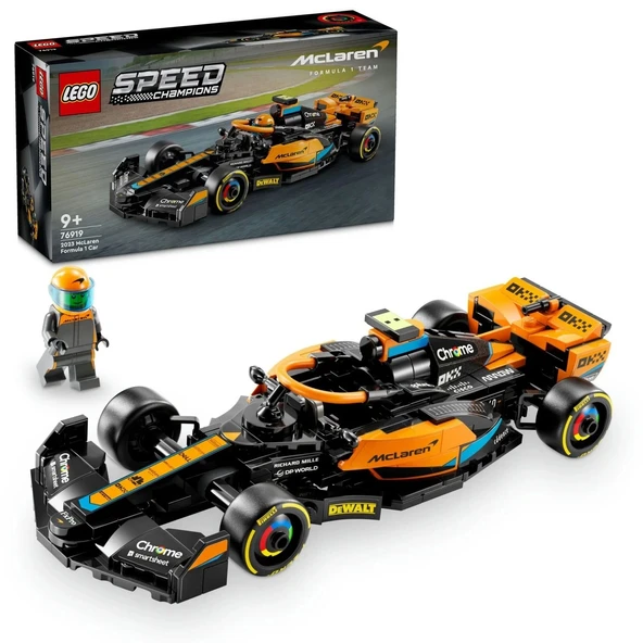 YUMURCAK TOYZ LEGO Speed Champions 2023 McLaren Formula 1 Yarış Arabası 76919 Kız Erkek Çocuk Oyuncak Eğitici Oyun - Resim 3