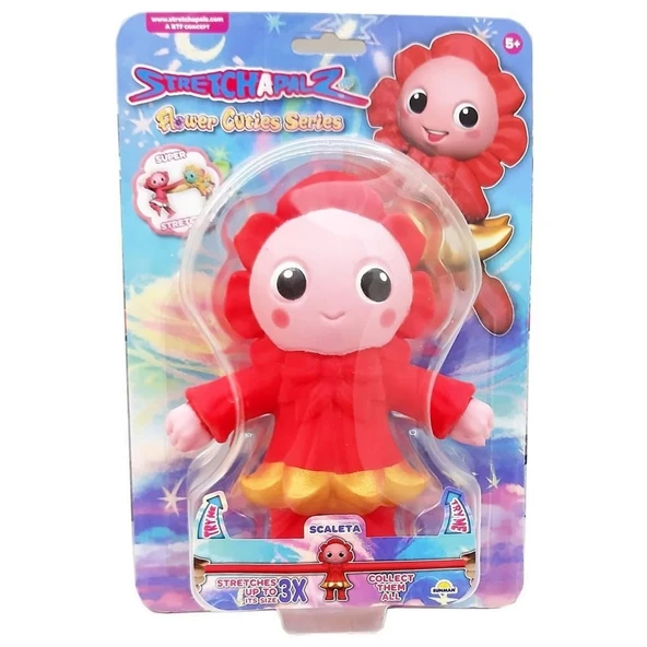 YUMURCAK TOYZ Stretch Çiçek Desenli Figürler 14cm Kız Erkek Çocuk Oyuncak Eğitici Oyuncaklar - Resim 3