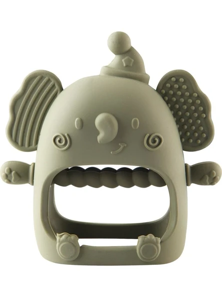 YUMURCAK TOYZ AE-2501 SİLİKON ELDİVEN DİŞLİK -AYZ Kız Erkek Çocuk Oyuncak Eğitici Oyuncaklar - 1
