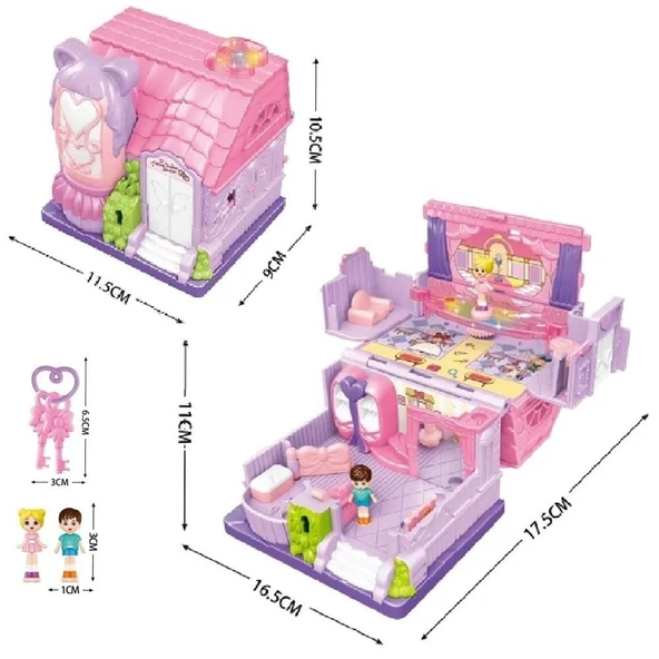 YUMURCAK TOYZ QF2910-11-15 IŞIK.MÜZİK.AKS.EV SERİSİ -VRD Kız Erkek Çocuk Oyuncak Eğitici Oyuncaklar - Resim 2