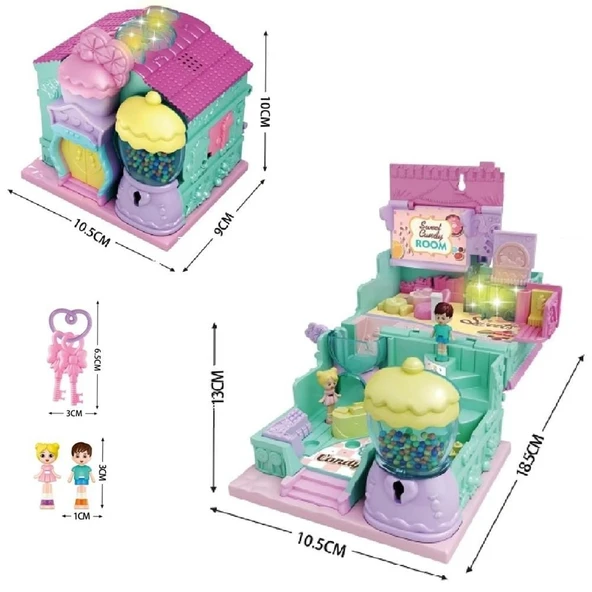 YUMURCAK TOYZ QF2910-11-15 IŞIK.MÜZİK.AKS.EV SERİSİ -VRD Kız Erkek Çocuk Oyuncak Eğitici Oyuncaklar ürün görseli