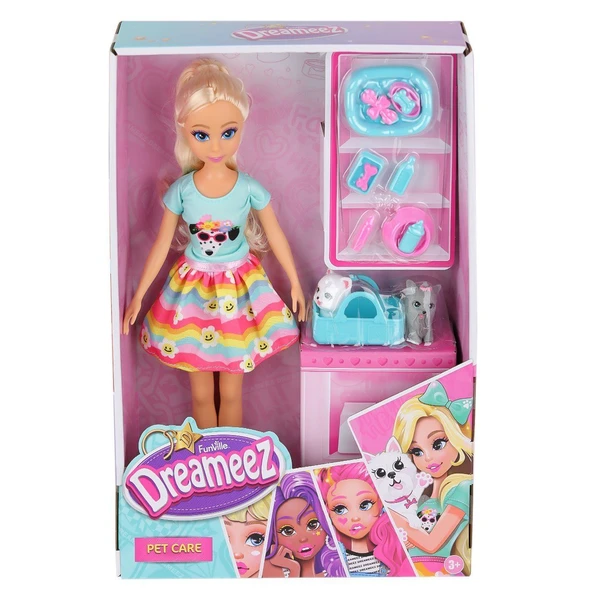 YUMURCAK TOYZ 1081027 Dreameez Bebek ve Evcil Hayvan Bakım Seti Kız Erkek Çocuk Oyuncak Eğitici Oyuncaklar ürün görseli 1