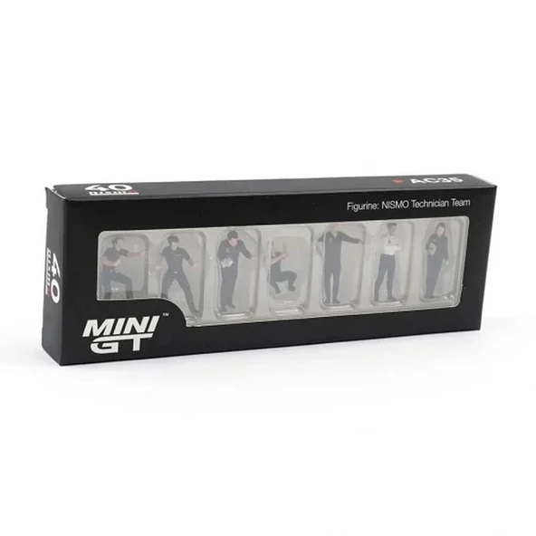 YUMURCAK TOYZ Mini GT 1/64 Figurine: NISMO Technician Team Kız Erkek Çocuk Oyuncak Eğitici Oyuncaklar - Resim 2