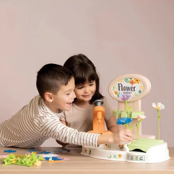 YUMURCAK TOYZ Çiçek Marketi Kız Erkek Çocuk Oyuncak Eğitici Oyuncaklar - Resim 2