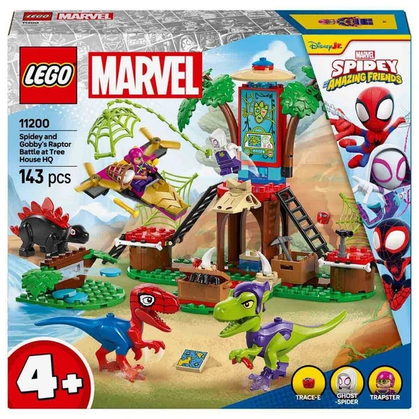 YUMURCAK TOYZ LEGO Marvel Spidey ve İnanılmaz Arkadaşları Ağaç Ev 11200 Kız Erkek Çocuk Oyuncak Eğitici Oyuncaklar - 1