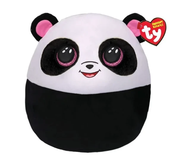 YUMURCAK TOYZ Ty Squishy Beanies Yastık Panda Bamboo 38cm Kız Erkek Çocuk Oyuncak Eğitici Oyuncaklar - 1