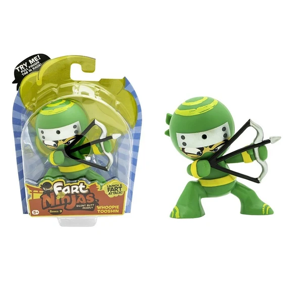 YUMURCAK TOYZ FAN02001 Fart Ninja Gaz Çıkaran Figür - Sensörlü - 1adet Fiyatıdır Kız Erkek Çocuk Oyuncak Eğitici O ürün görseli 1
