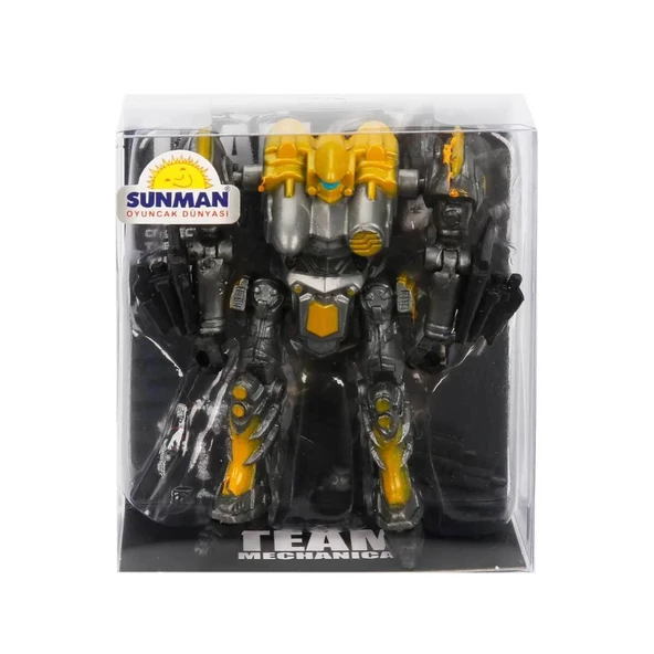 YUMURCAK TOYZ Mini Robot Figür 9cm Kız Erkek Çocuk Oyuncak Eğitici Oyuncaklar - Resim 3
