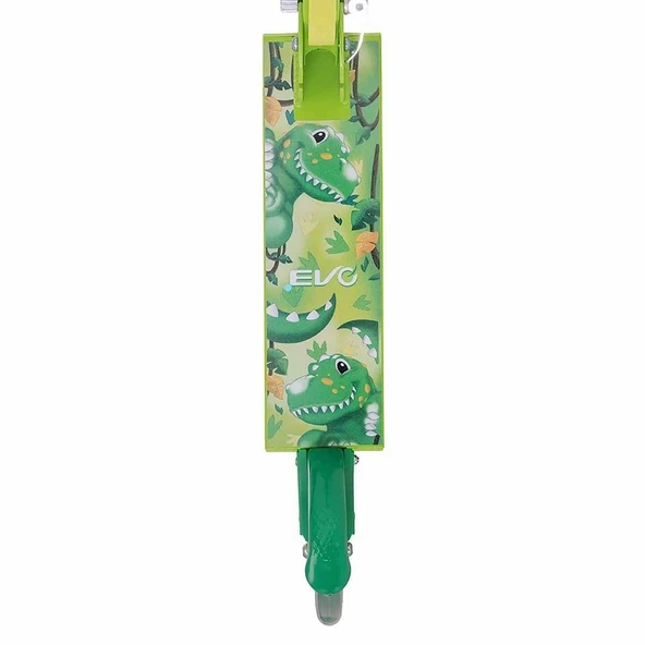 YUMURCAK TOYZ Evo 2 Tekerlekli Katlanabilir Dino Inline Işıklı Scooter Kız Erkek Çocuk Oyuncak Eğitici Oyuncaklar - 3