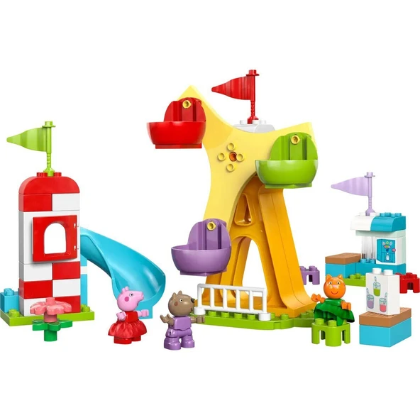 YUMURCAK TOYZ 10453 Lego Duplo Lunapark 53 parça +2 yaş Kız Erkek Çocuk Oyuncak Eğitici Oyuncaklar - 2