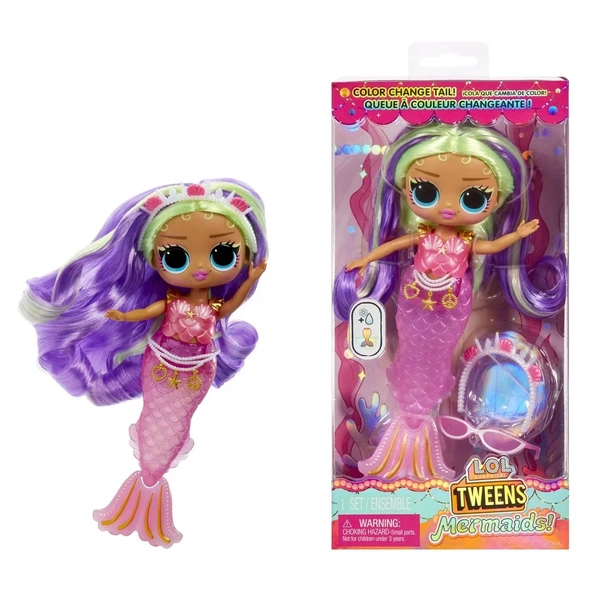 YUMURCAK TOYZ LOL Tweens Deniz Kızı Bebekleri Kız Erkek Çocuk Oyuncak Eğitici Oyuncaklar - 1