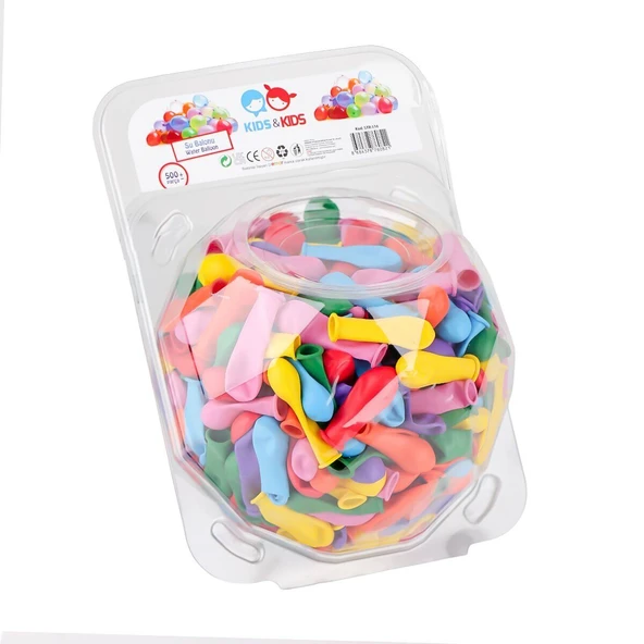 YUMURCAK TOYZ STR-116 Su Balonu 500lü Kız Erkek Çocuk Oyuncak Eğitici Oyuncaklar - 1