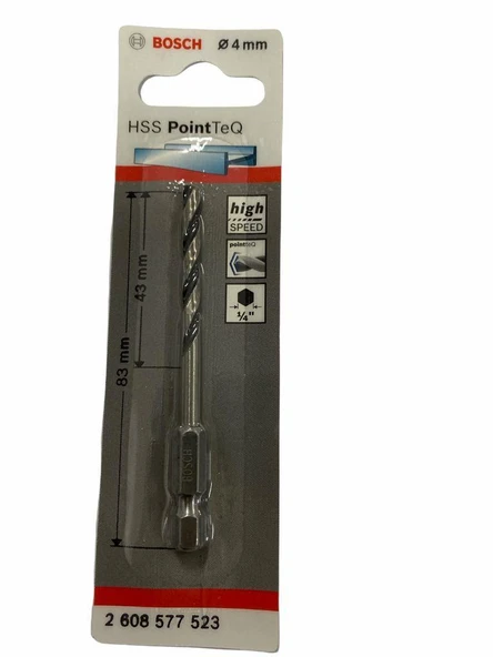 Point TeQ Altıgen Şaftlı Hss Matkap Ucu 4 mm ürün görseli