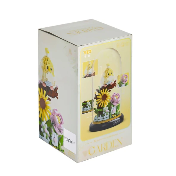 YUMURCAK TOYZ P1281 Panlos Fanus Çiçek 958 Parça Blok Seti -Vagon life Kız Erkek Çocuk Oyuncak Eğitici Oyuncaklar ürün görseli 1