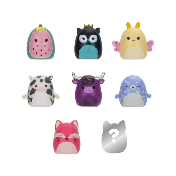 YUMURCAK TOYZ AL0021 Squish-a-longs 8 Figür + Yüzük Set Asorti Seri 2 Kız Erkek Çocuk Oyuncak Eğitici Oyuncaklar - 2