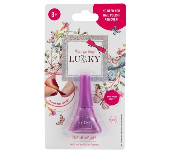 YUMURCAK TOYZ Lukky Soyulabilir Oje - Mor Kız Erkek Çocuk Oyuncak Eğitici Oyuncaklar ürün görseli