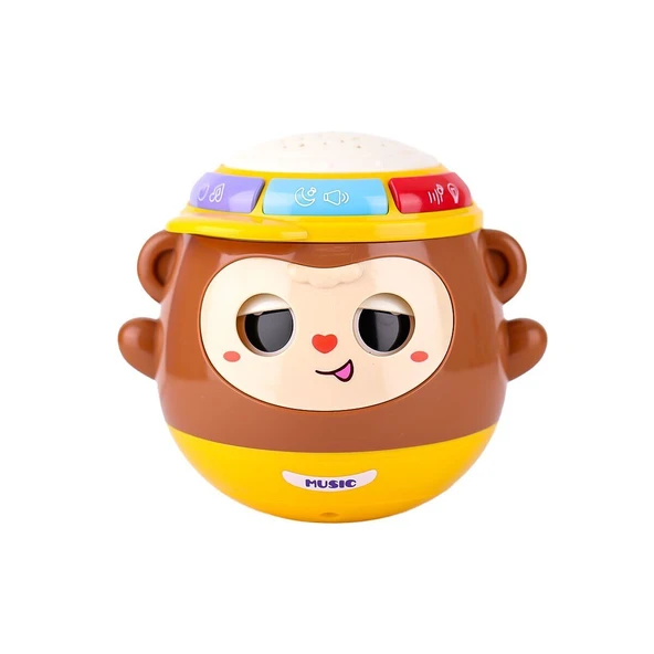 YUMURCAK TOYZ BIB-6005 Maymun Projeksiyon 5IN1 Oyuncak Kız Erkek Çocuk Oyuncak Eğitici Oyuncaklar - 2
