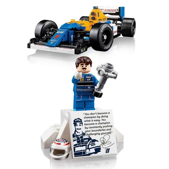 YUMURCAK TOYZ LEGO Icons Williams Racing FW14B ve Nigel Mansell 10353 Kız Erkek Çocuk Oyuncak Eğitici Oyuncaklar - Resim 2