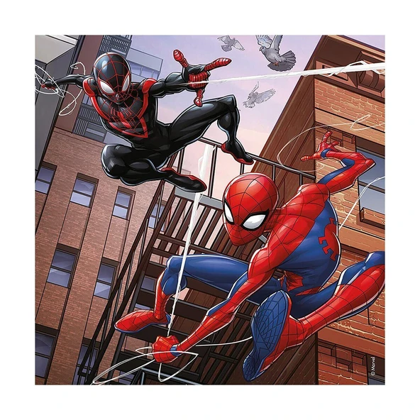 YUMURCAK TOYZ 80250 Spider-man 3x49 parça Ravensburger Puzzle Kız Erkek Çocuk Oyuncak Eğitici Oyuncaklar - 3