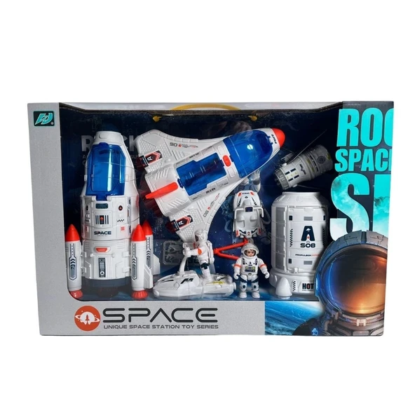 YUMURCAK TOYZ Uzay Seti - H323-2 Kız Erkek Çocuk Oyuncak Eğitici Oyuncaklar - 1