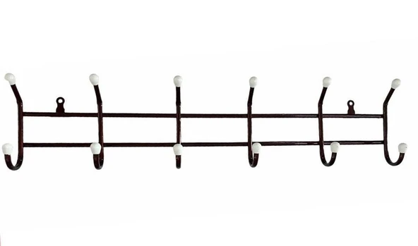 Kapı Arkası Askısı Vidalı Tip 6 Kanca ürün görseli