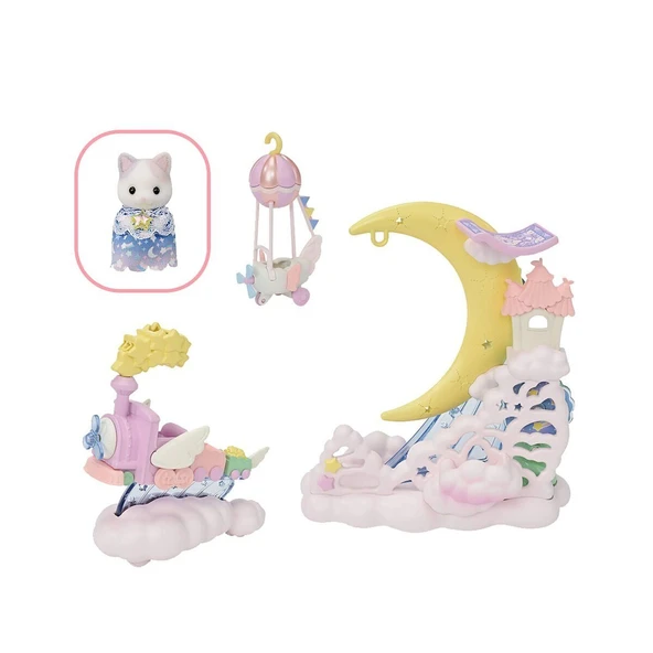 YUMURCAK TOYZ 5816 Sylvanian Families Masal Geçidi Oyun Seti +3 yaş Kız Erkek Çocuk Oyuncak Eğitici Oyuncaklar - Resim 3