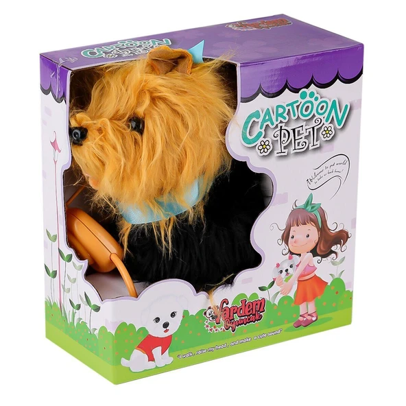 YUMURCAK TOYZ PFTB267 Yürüyen Tasmalı Peluş Köpek Kız Erkek Çocuk Oyuncak Eğitici Oyuncaklar ürün görseli 1