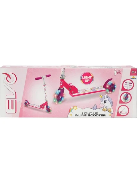 YUMURCAK TOYZ EVO SCOOTER 2TKR UNİCORN IŞIKLI MAX 50 KG Kız Erkek Çocuk Oyuncak Eğitici Oyuncaklar - 1