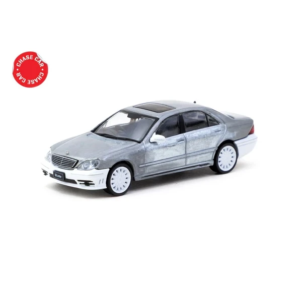 YUMURCAK TOYZ Tarmac Works 1/64 Mercedes-Benz S-Class Wald Alabaster White - Lamley Special Edition Kız Erkek Çocu - 3