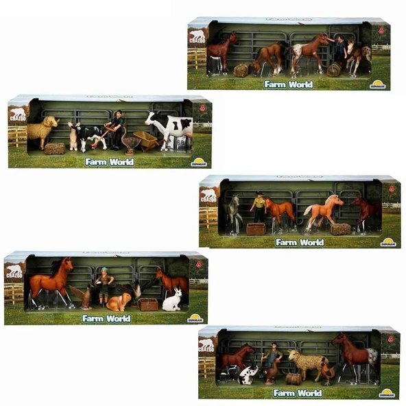 YUMURCAK TOYZ Wild Life Çitli Çiftlik Seti 1adet Kız Erkek Çocuk Oyuncak Eğitici Oyuncaklar ürün görseli 1