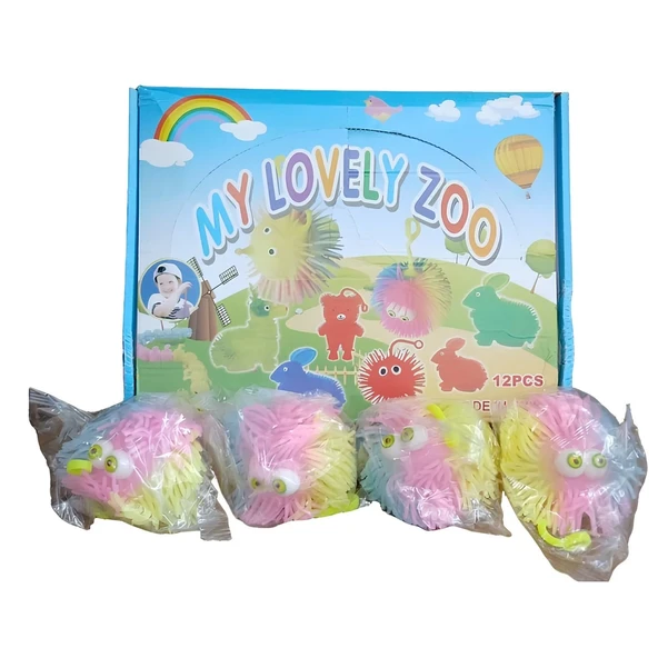 YUMURCAK TOYZ Işıklı Dikenli Elastik Top - 2003-2  - 1adet Fiyatıdır Kız Erkek Çocuk Oyuncak Eğitici Oyuncaklar - 1