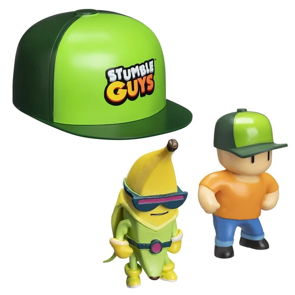 YUMURCAK TOYZ PMI SG2007 STUMBLE GUYS SÜRPRİZ ŞAPKA 2 FİGÜR 18Lİ DİSPLAY Kız Erkek Çocuk Oyuncak Eğitici Oyuncakla ürün görseli 1