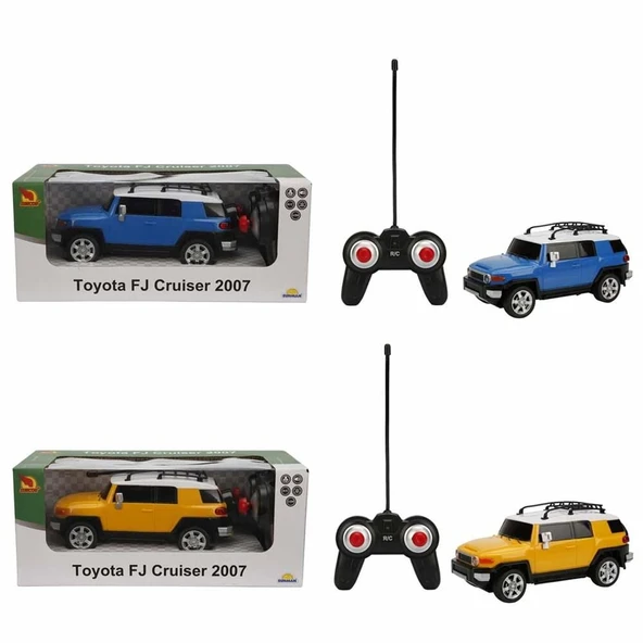 YUMURCAK TOYZ 1/24 F/F ARABA FJ CRUISER 27MHZ 2R Kız Erkek Çocuk Oyuncak Eğitici Oyuncaklar ürün görseli 1
