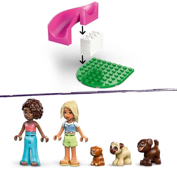 YUMURCAK TOYZ LEGO Friends Yavru Köpek Oyun Parkı 42665 Kız Erkek Çocuk Oyuncak Eğitici Oyuncaklar - Resim 2