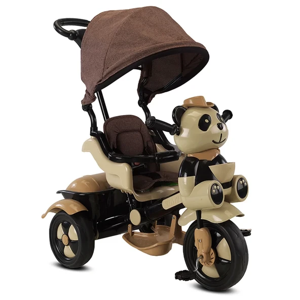 YUMURCAK TOYZ Baby Hope Little Panda Bebek Bisikleti Kahve Kız Erkek Çocuk Oyuncak Eğitici Oyuncaklar ürün görseli
