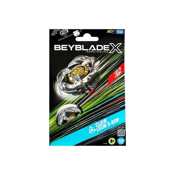 YUMURCAK TOYZ BEY03000 Beyblade 1li Set Claw Leon 5-60P Kız Erkek Çocuk Oyuncak Eğitici Oyuncaklar ürün görseli 1