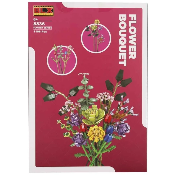 YUMURCAK TOYZ FLOWER SET ÇİÇEK BUKETİ 1106 PRÇ Kız Erkek Çocuk Oyuncak Eğitici Oyuncaklar ürün görseli 1